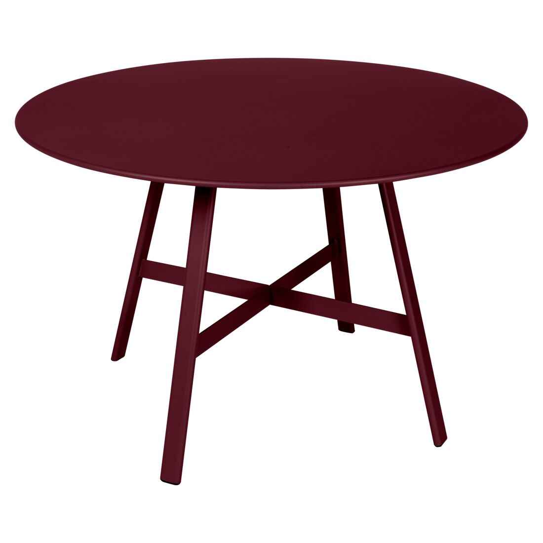 TABLE SO'O Ø 117 CM FERMOB Cerise noire