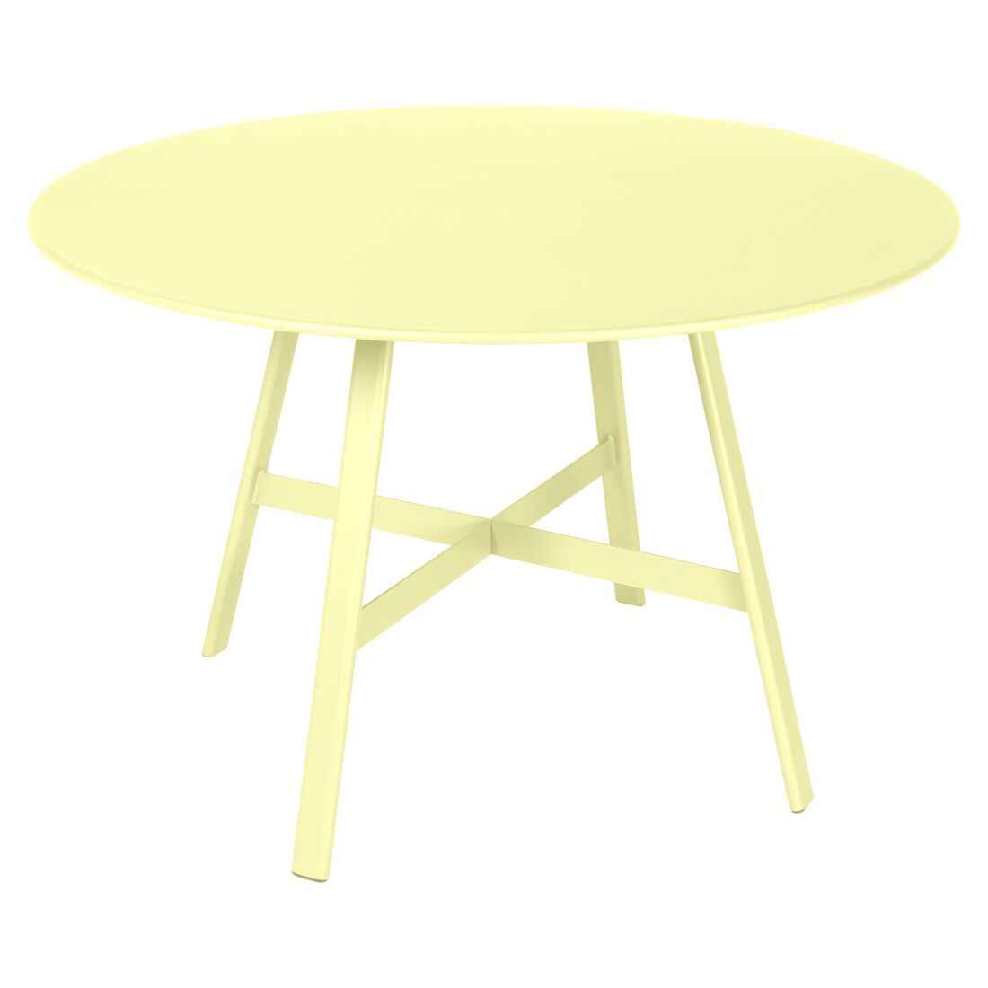 TABLE SO'O Ø 117 CM FERMOB Citron givré