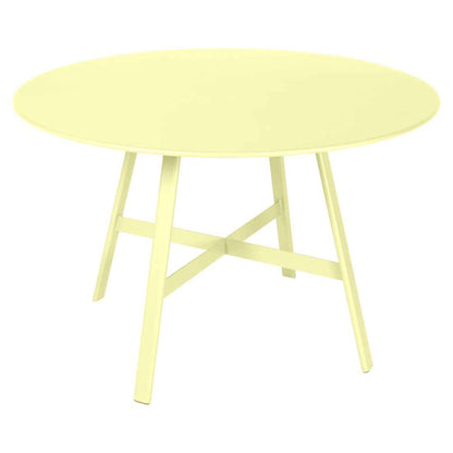 TABLE SO'O Ø 117 CM FERMOB Citron givré
