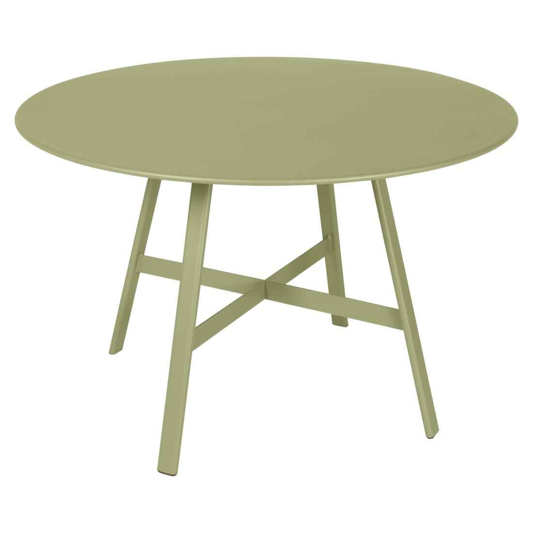 TABLE SO'O Ø 117 CM FERMOB Vert tilleul