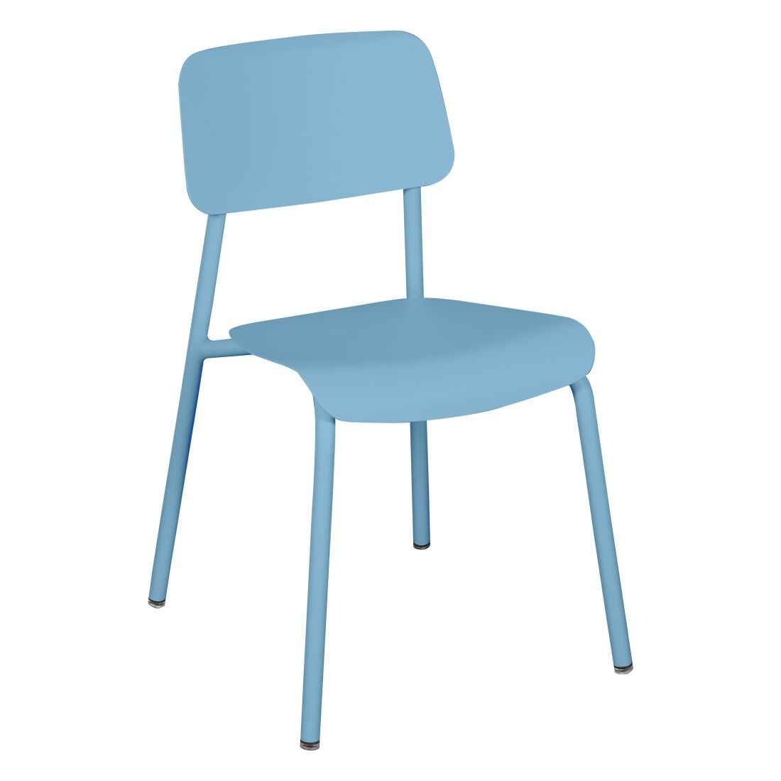CHAISE STUDIE FERMOB Bleu maya