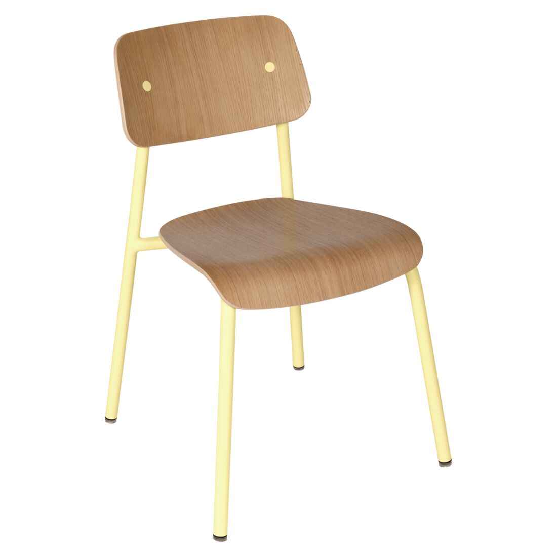 CHAISE CHÊNE STUDIE FERMOB Citron givré