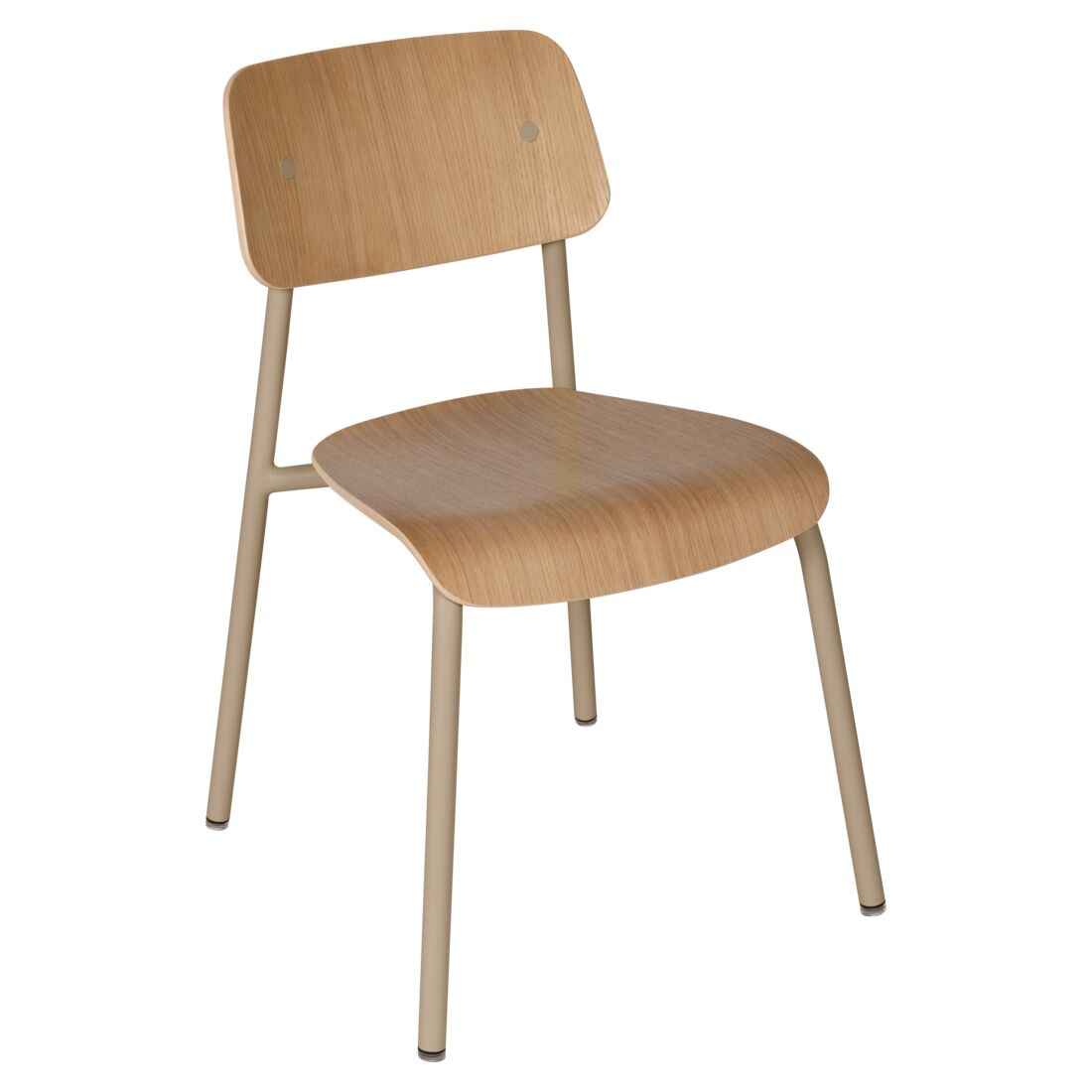 CHAISE CHÊNE STUDIE FERMOB Muscade