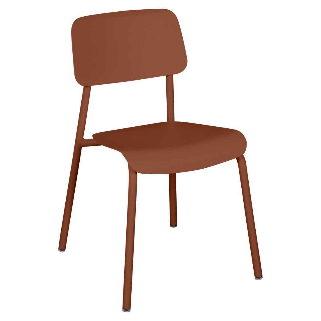CHAISE STUDIE FERMOB Ocre rouge