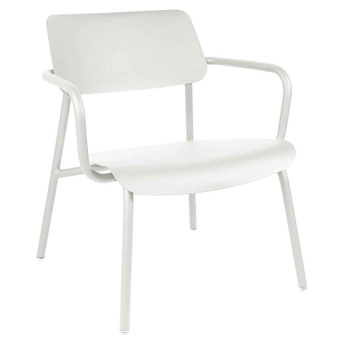 FAUTEUIL LOUNGE STUDIE FERMOB Blanc coton