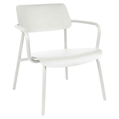 FAUTEUIL LOUNGE STUDIE FERMOB Blanc coton