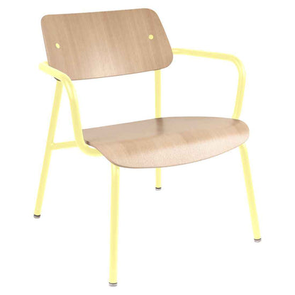 FAUTEUIL LOUNGE CHÊNE STUDIE FERMOB Citron givré