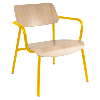 FAUTEUIL LOUNGE CHÊNE STUDIE FERMOB Miel