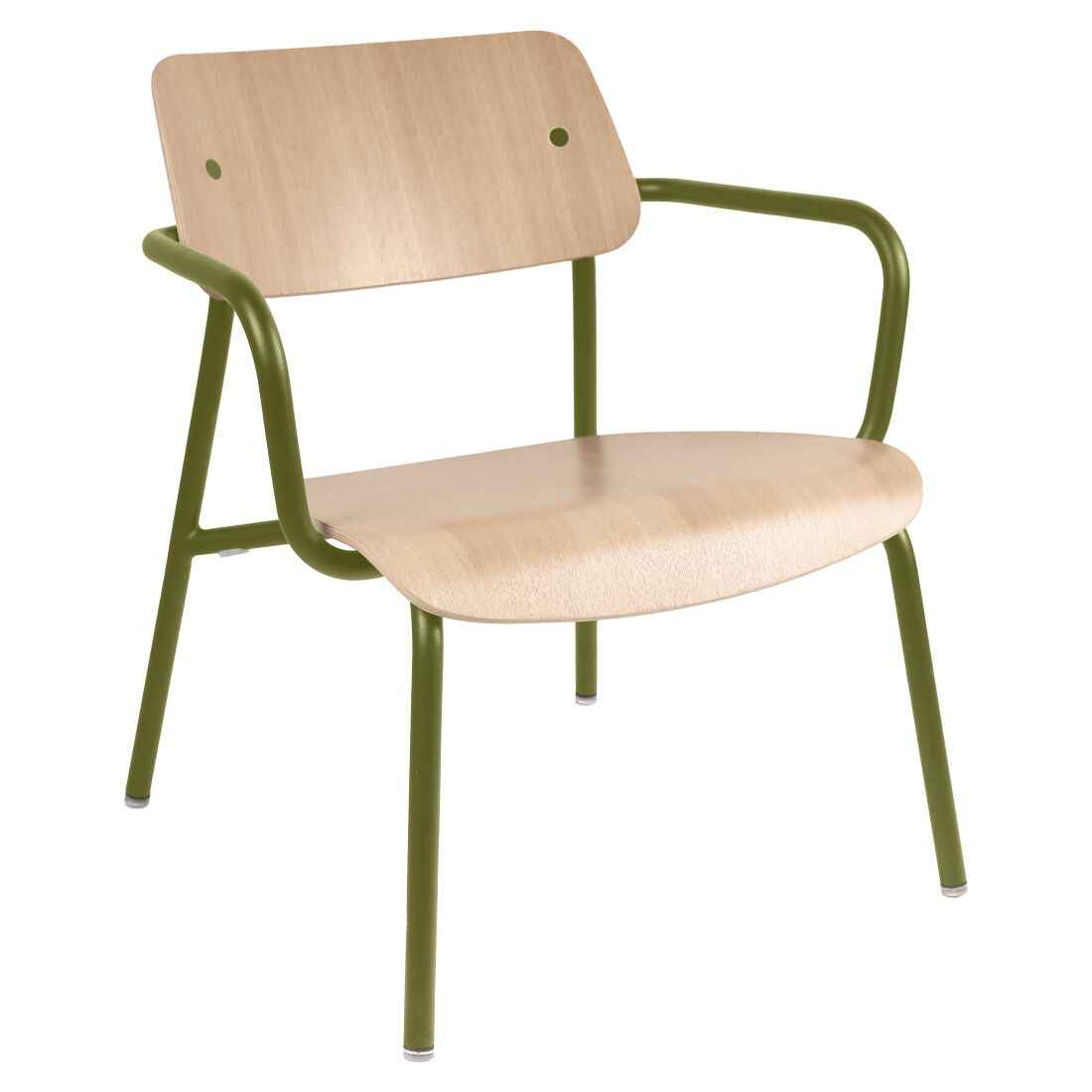 FAUTEUIL LOUNGE CHÊNE STUDIE FERMOB Pesto