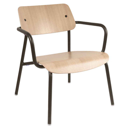 FAUTEUIL LOUNGE CHÊNE STUDIE FERMOB Tonka