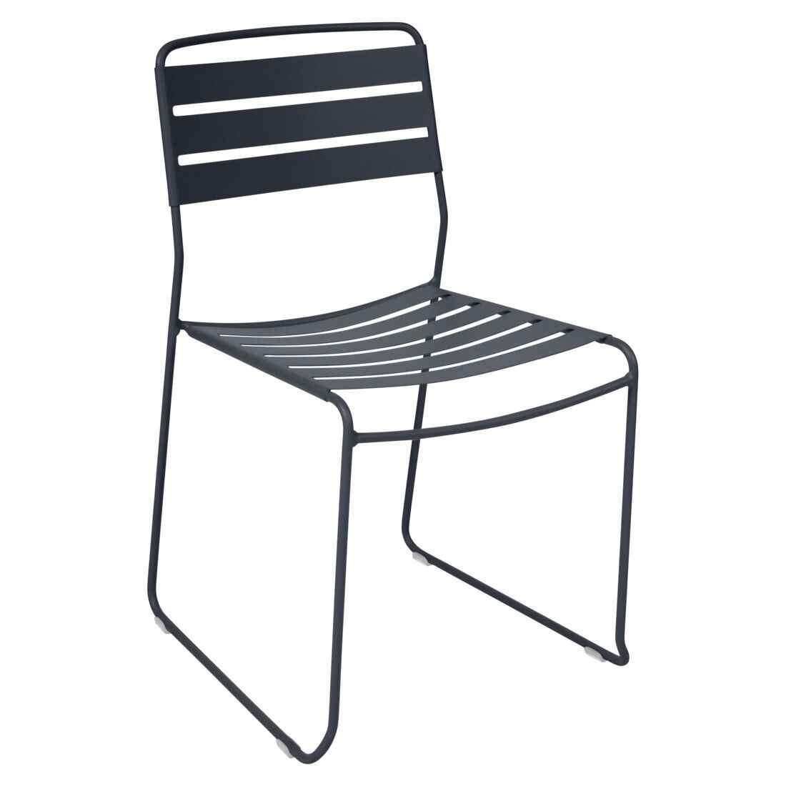 CHAISE SURPRISING FERMOB Carbone