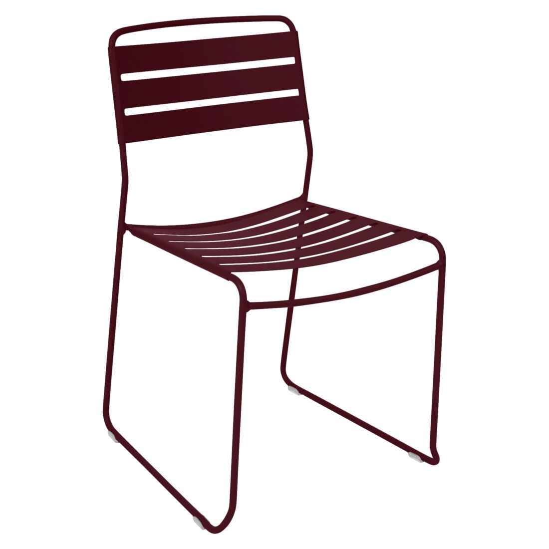 CHAISE SURPRISING FERMOB Cerise noire