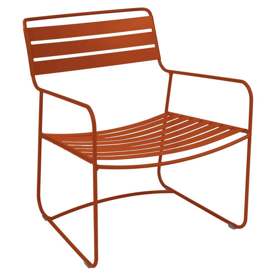 FAUTEUIL BAS SURPRISING FERMOB Orange confite