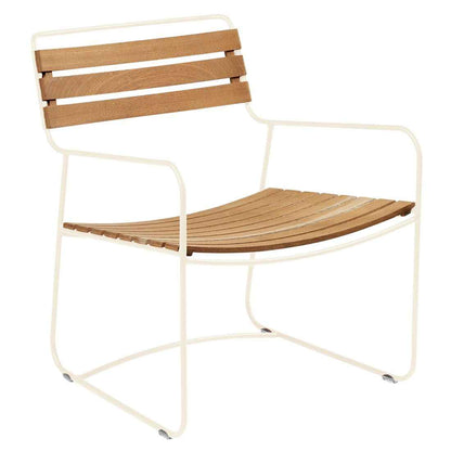 FAUTEUIL BAS TECK SURPRISING FERMOB Beige latte