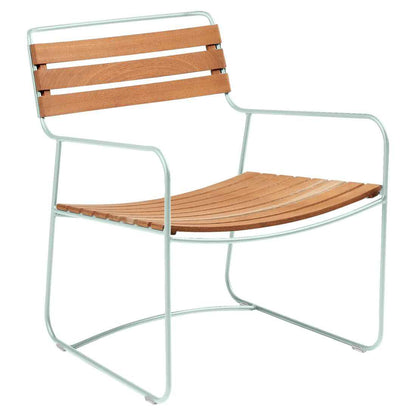 FAUTEUIL BAS TECK SURPRISING FERMOB Menthe glaciale