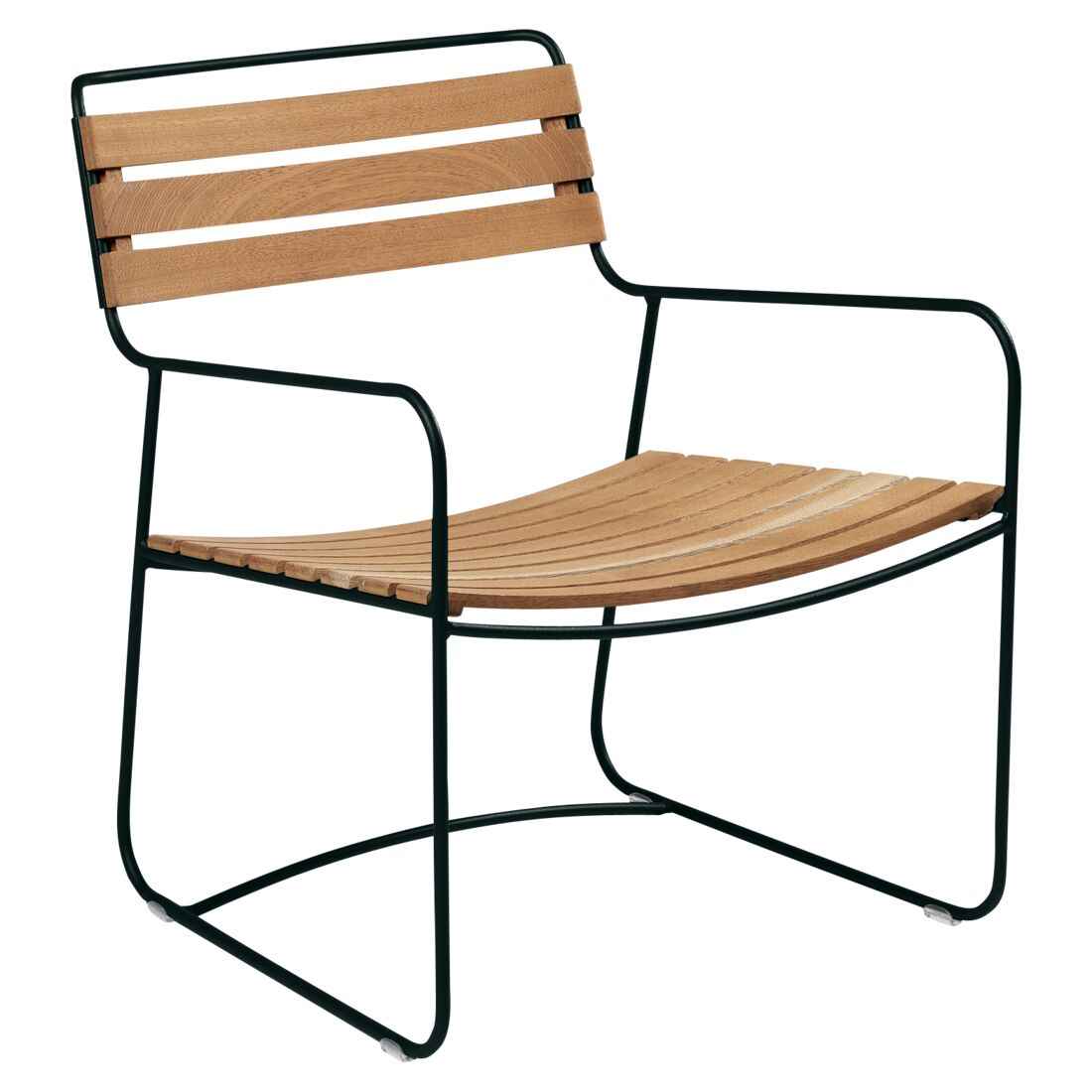 FAUTEUIL BAS TECK SURPRISING FERMOB Réglisse