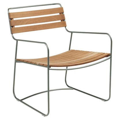 FAUTEUIL BAS TECK SURPRISING FERMOB Romarin