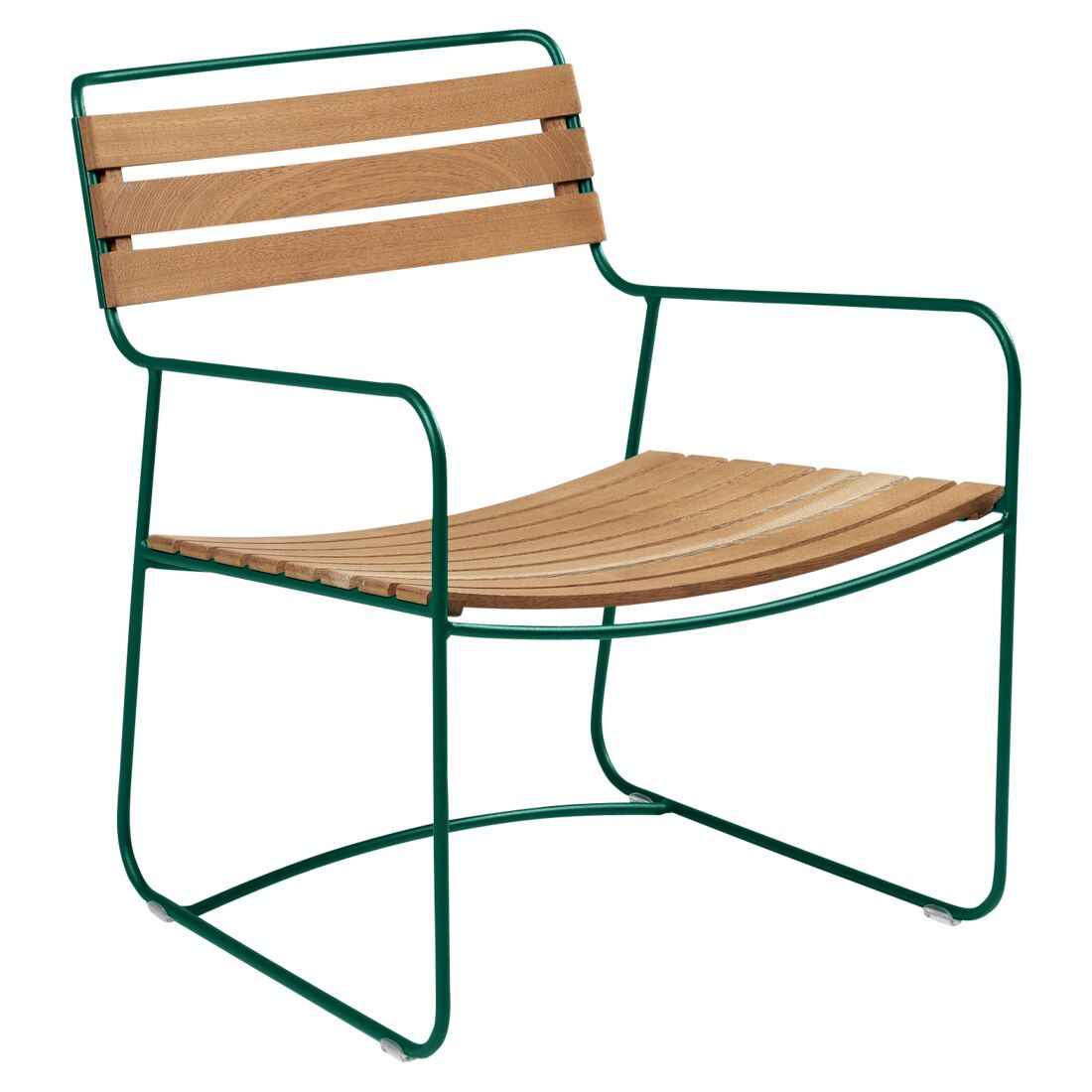 FAUTEUIL BAS TECK SURPRISING FERMOB Vert cèdre