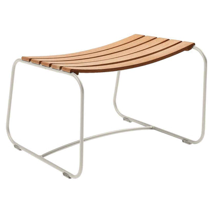 REPOSE-PIEDS TECK SURPRISING FERMOB Gris argile