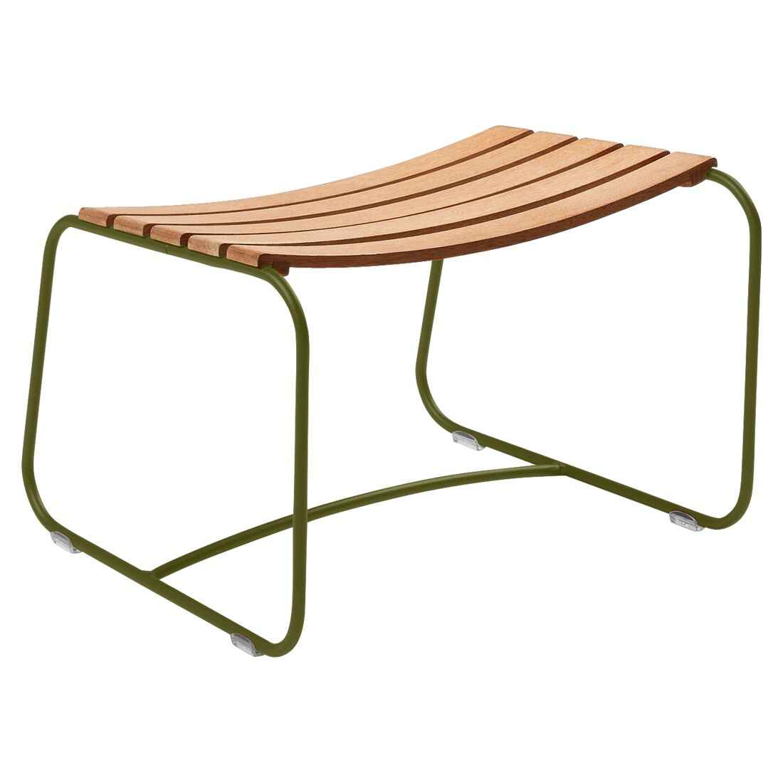 REPOSE-PIEDS TECK SURPRISING FERMOB Pesto