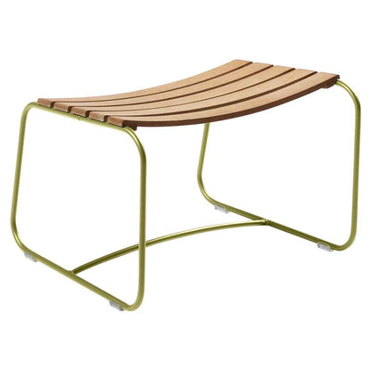 REPOSE-PIEDS TECK SURPRISING FERMOB Vert tilleul