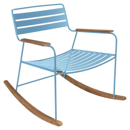 ROCKING CHAIR SURPRISING FERMOB Bleu maya
