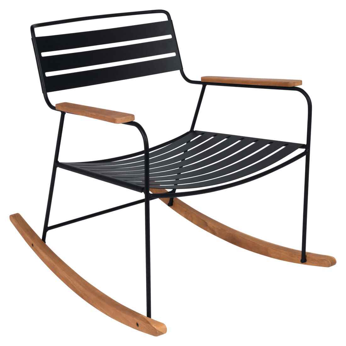 ROCKING CHAIR SURPRISING FERMOB Carbone