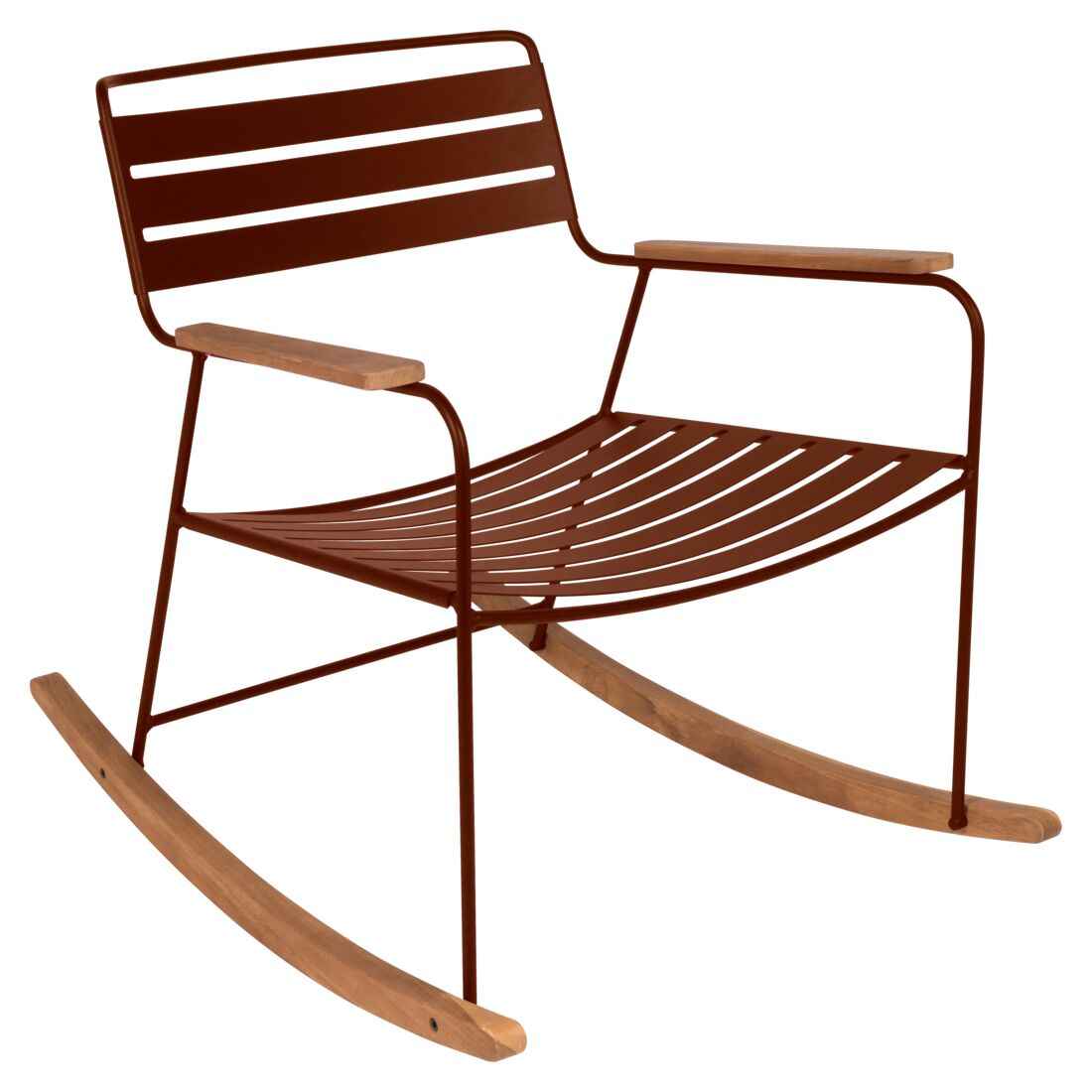 ROCKING CHAIR SURPRISING FERMOB Orange confite