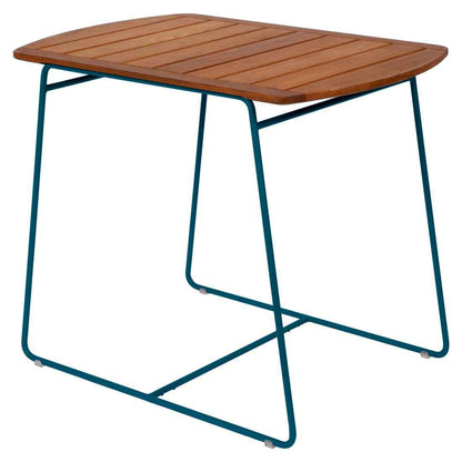 TABLE TECK SURPRISING 90X60 CM FERMOB Bleu acapulco