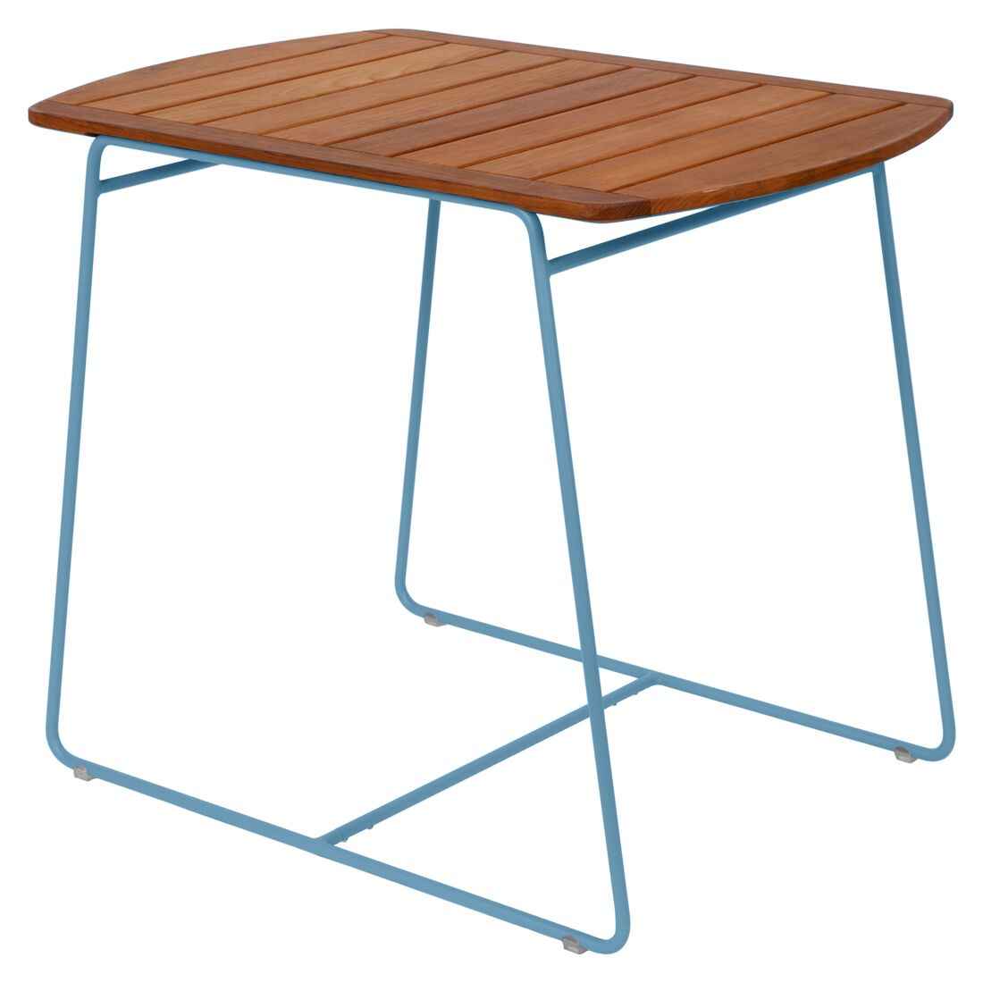 TABLE TECK SURPRISING 90X60 CM FERMOB Bleu maya