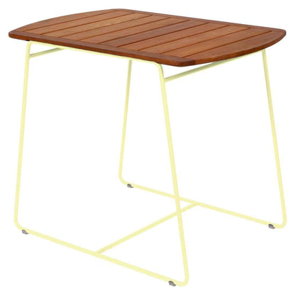 TABLE TECK SURPRISING 90X60 CM FERMOB Citron givré