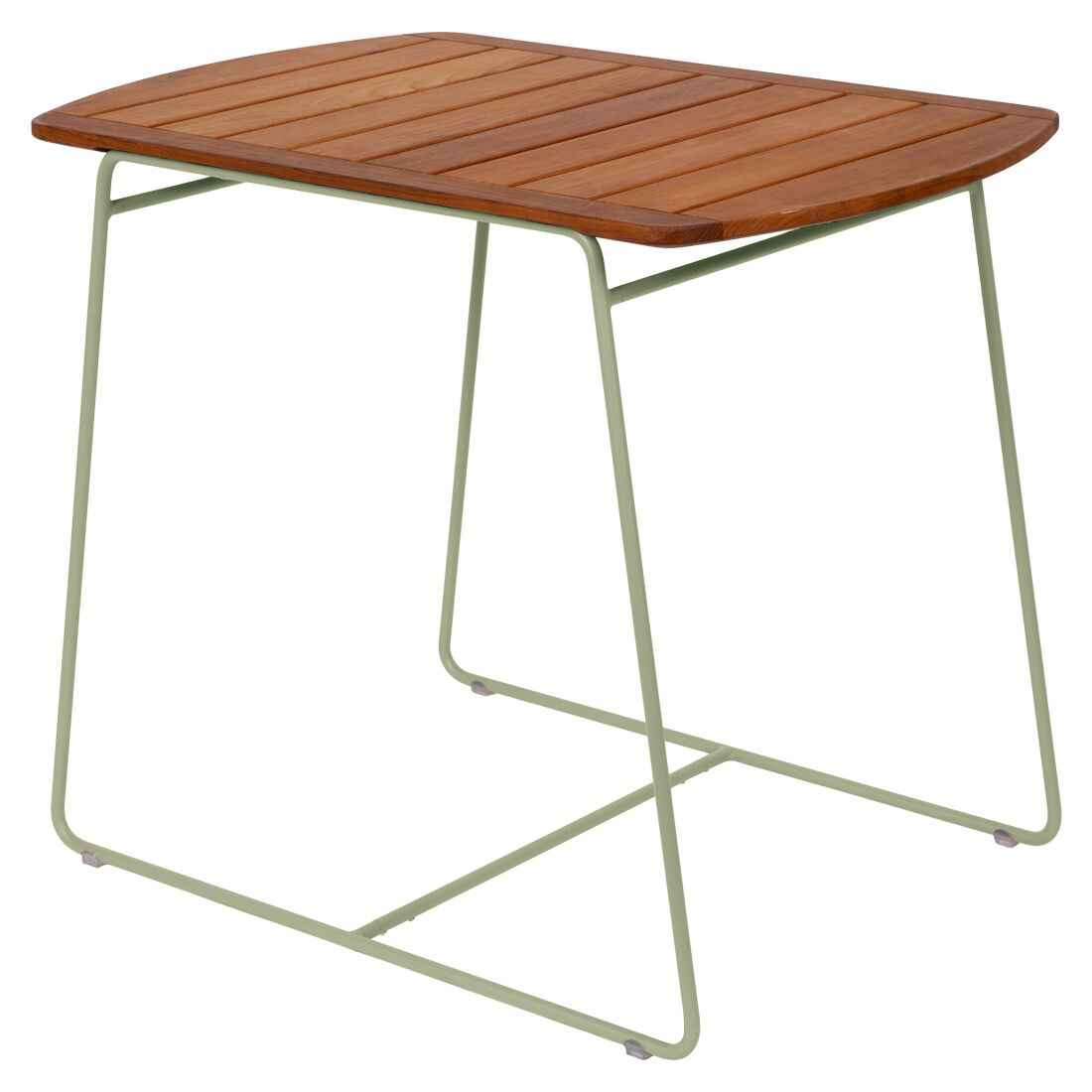 TABLE TECK SURPRISING 90X60 CM FERMOB Vert tilleul