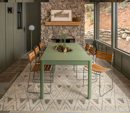 TABLE 2 ALLONGES RIBAMBELLE 149/234 X 100 CM FERMOB