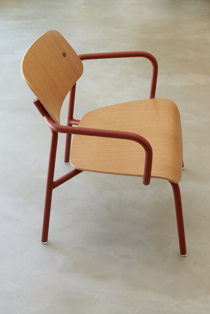 FAUTEUIL LOUNGE CHÊNE STUDIE FERMOB
