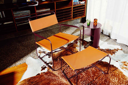 FAUTEUIL BAS CUIR SURPRISING FERMOB