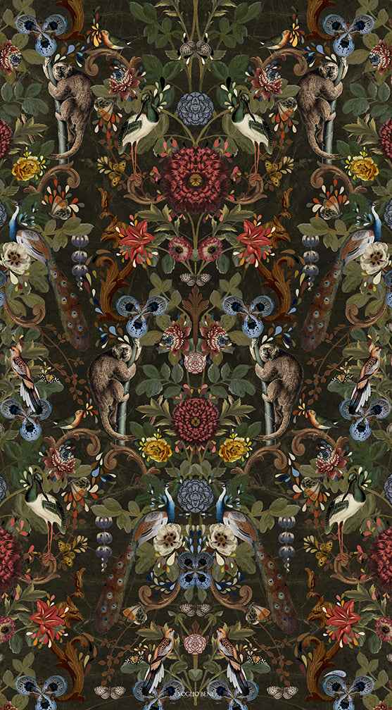 Tenture murale velours 80x144 cm – JUNGLE DECORATION MURALE VOGLIO BENE