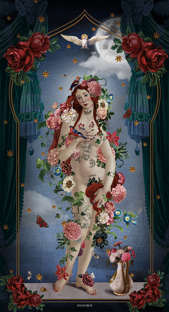Tenture murale velours 80 x 144 cm – VENUS TSIGANE DECORATION MURALE VOGLIO BENE