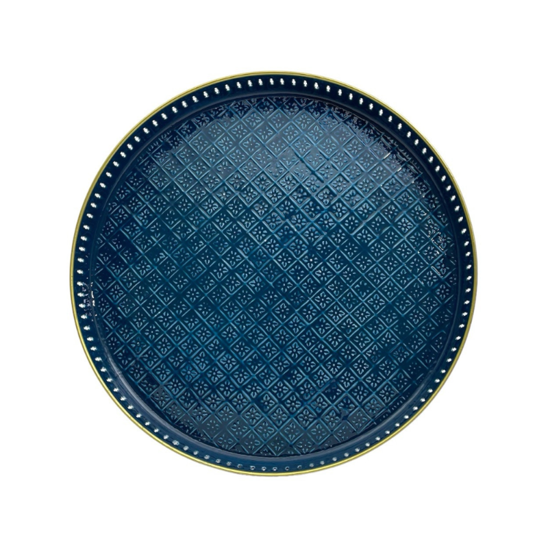 PLATEAU JALI LARGE PLATEAU / VIDE POCHE BAZAR DE LUXE Ardoise