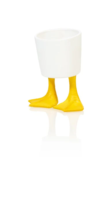 CACHE POT CANARD VASE / CACHE POT BITTEN