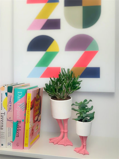 CACHE POT FLAMINGO VASE / CACHE POT BITTEN