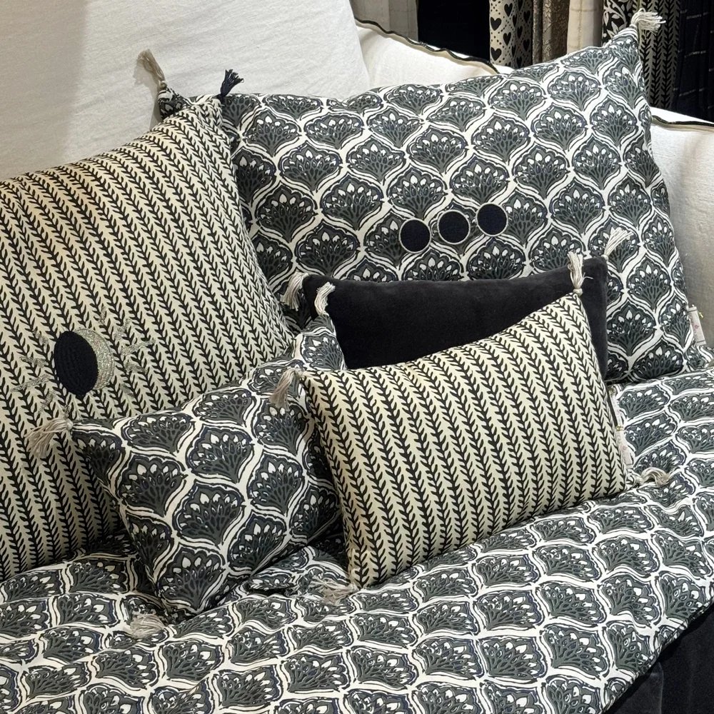 Mini coussin Les Paons 20 x 30 cm – BONCOEURS BONCOEURS