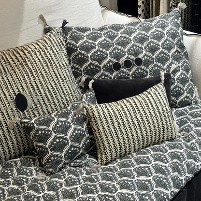 Mini coussin Les Paons 20 x 30 cm – BONCOEURS BONCOEURS