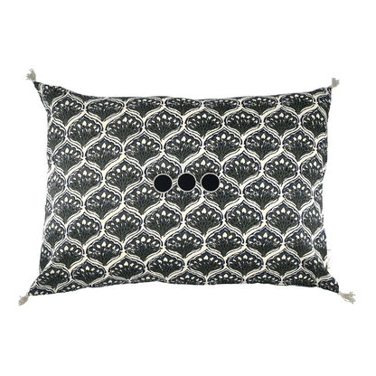 Coussin brodé Les Paons 40 x 60 cm – BONCOEURS BONCOEURS