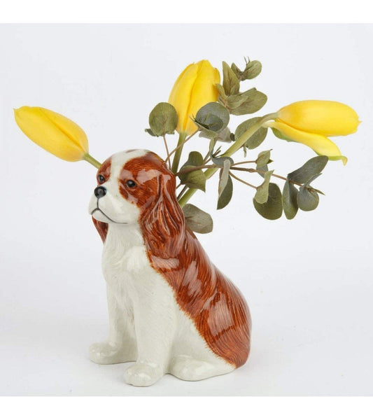 VASE KING CHARLES SMALL VASE / CACHE POT QUAIL
