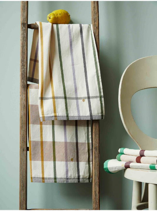 SET 2 TORCHONS ARCHIE TEXTILE LA CERISE SUR LE GATEAU