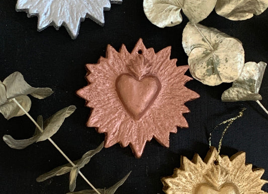 EX VOTO DECORATION MURALE CIERGERIE DES PREMONTRES Or rose