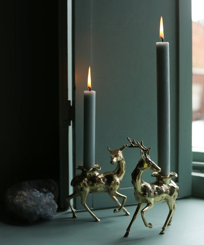 DUO DEER CANDLE HOLDER BOUGEOIR / PHOTOPHORE DOING GOODS