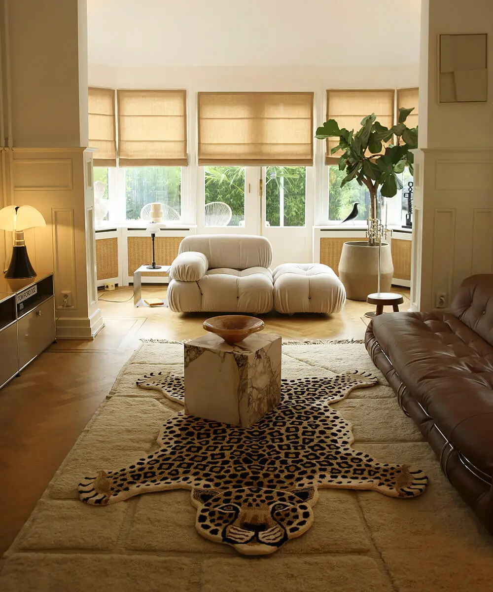 TAPIS XL LOONY LEOPARD DOING GOODS