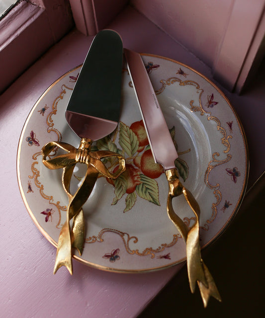 SERVICE A GATEAU RILEY RIBBON ART DE LA TABLE DOING GOODS