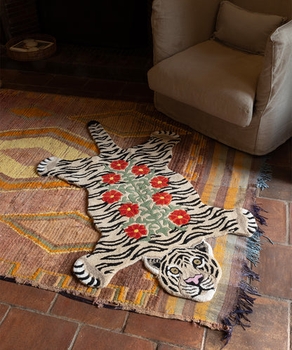 TAPIS TIGRE FLORAL GRAND DOING GOODS